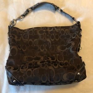 Brown coach bag